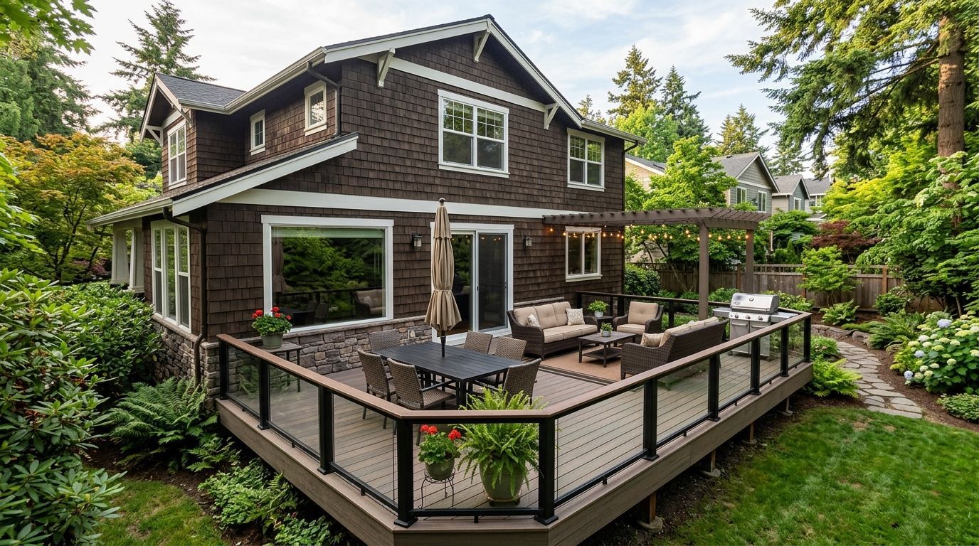 Discover the best decking materials for Pacific Northwest rain. Explore durable, low-maintenance, an