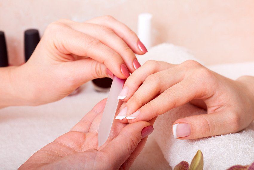 Manicure and pedicure. Body care, spa treatments