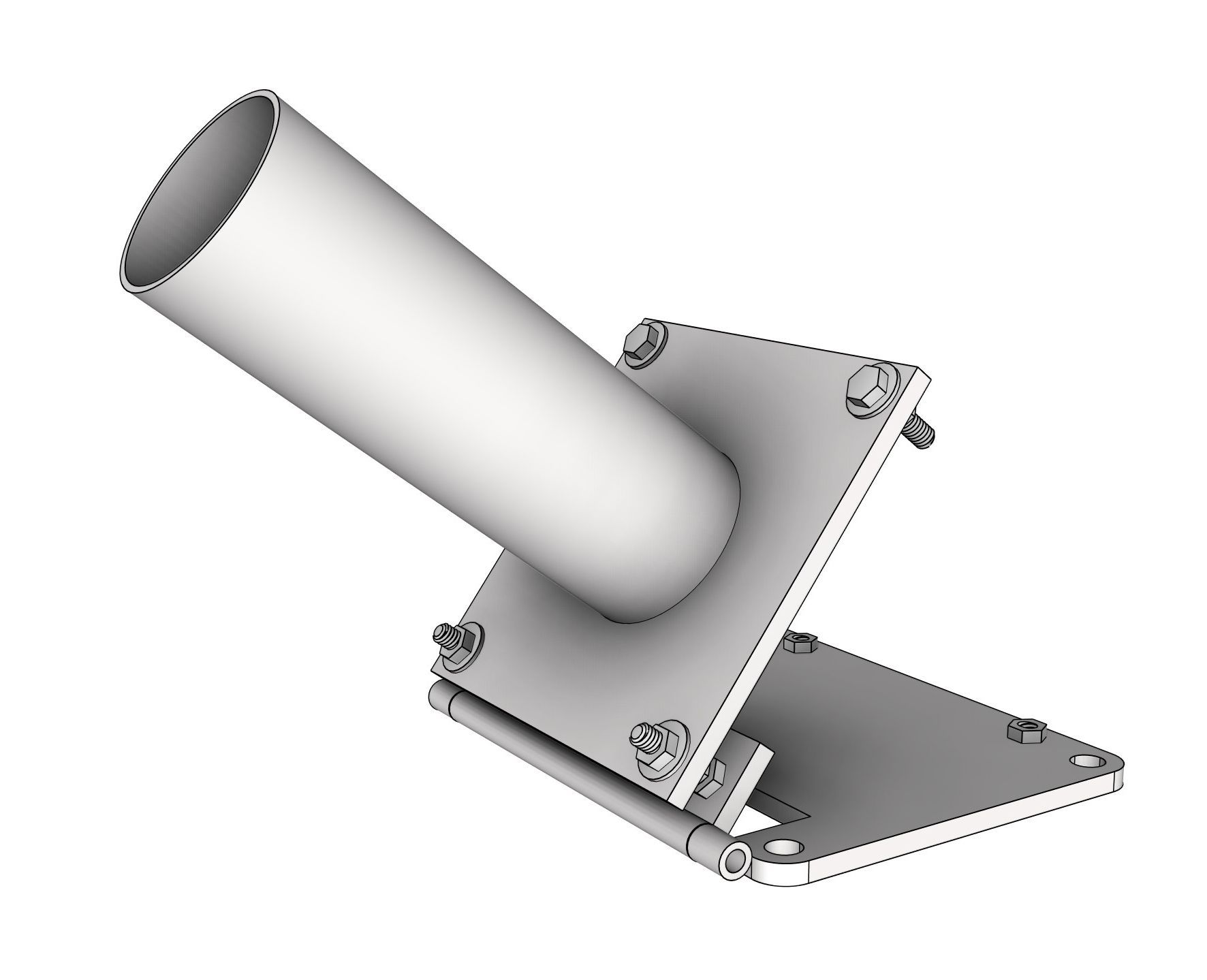 Hinged Light Post Base 4-pack (coming soon)