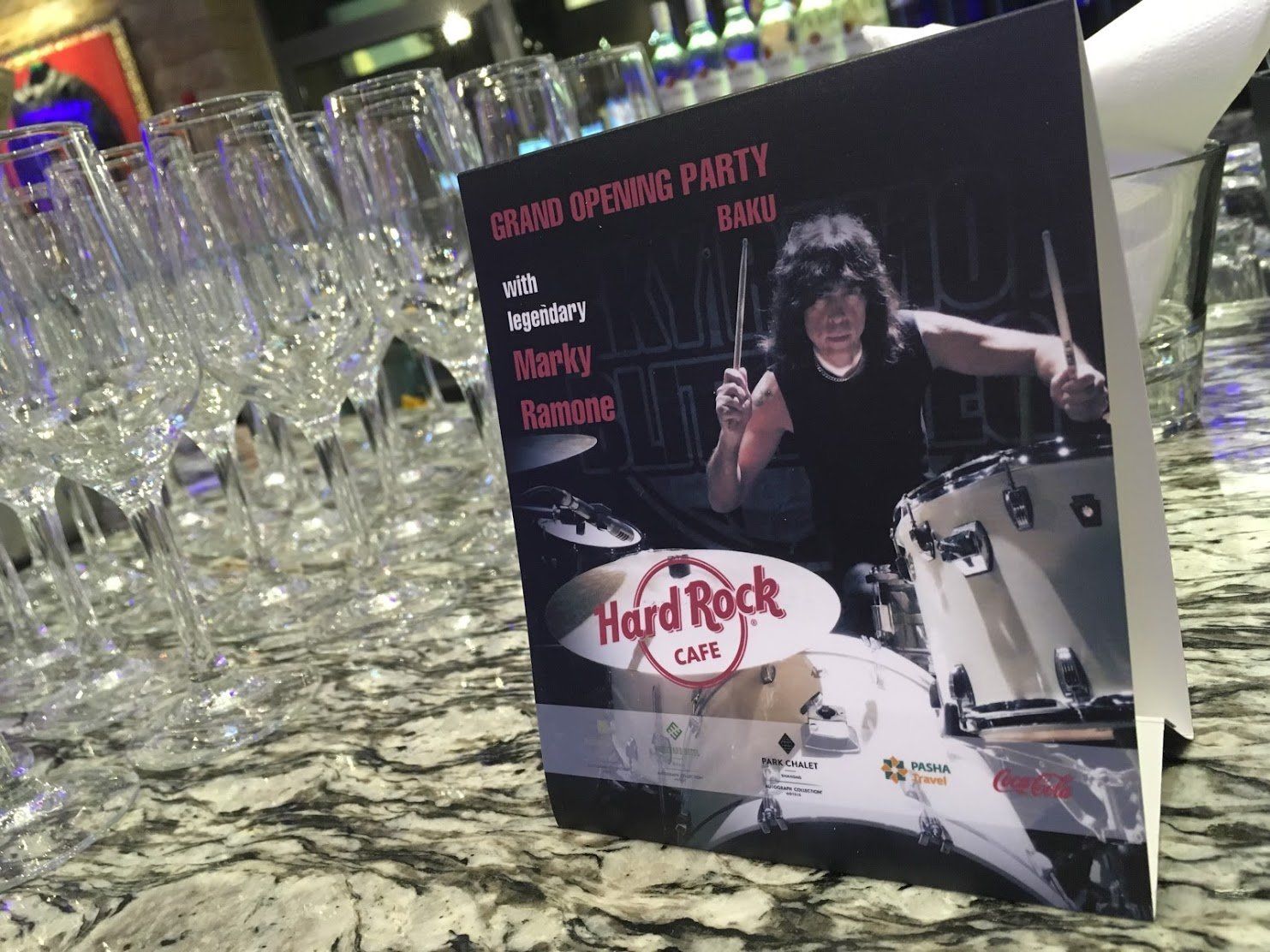 Marky Ramone, Hard Rock Café Grand Opening