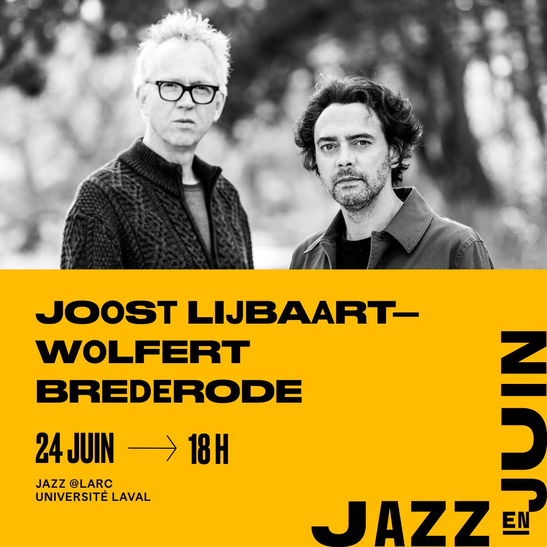 Duo Joost Lijbaart et Wolfert Brederode JAZZ@LARC