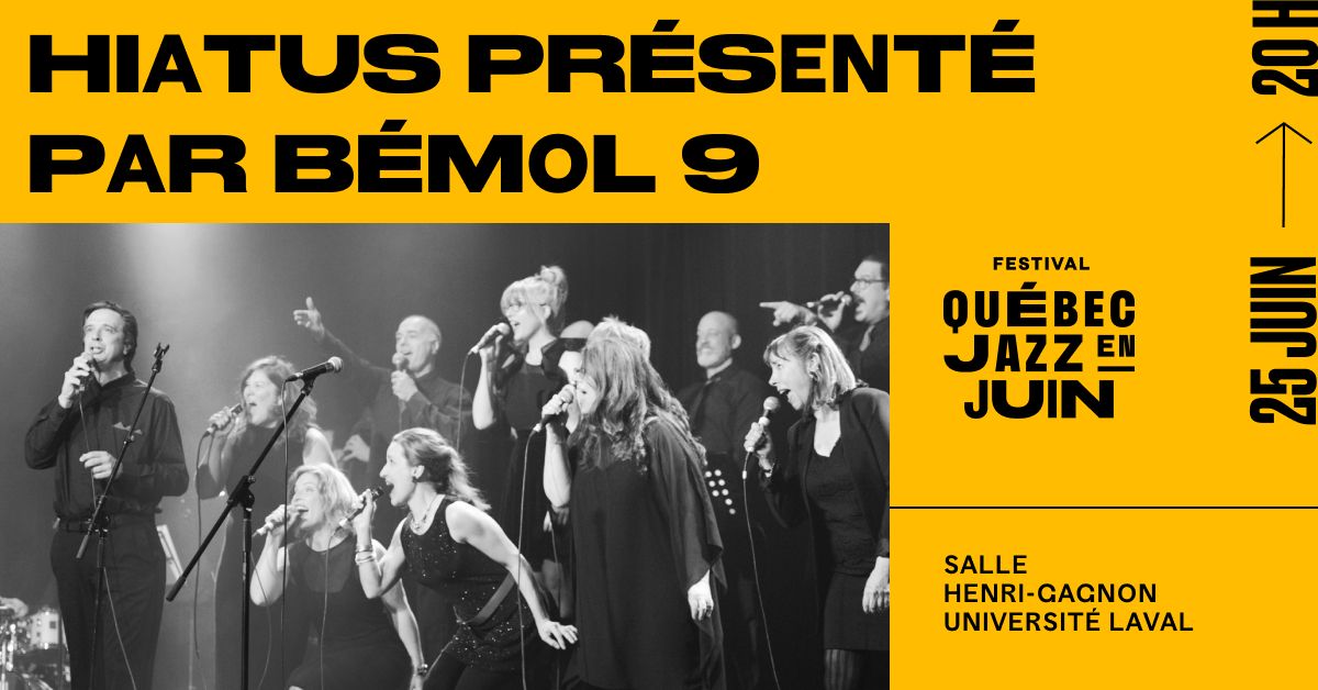 Hiatus présenté par Bémol 9 (1ère partie : ABY ensemble vocal)