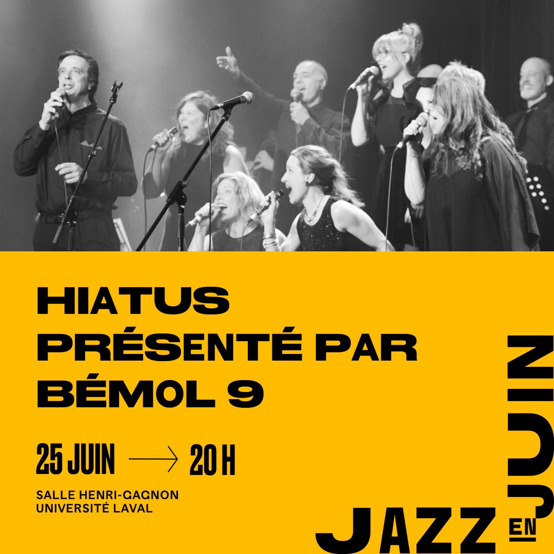 Hiatus présenté par Bémol 9 (1ère partie : ABY ensemble vocal)