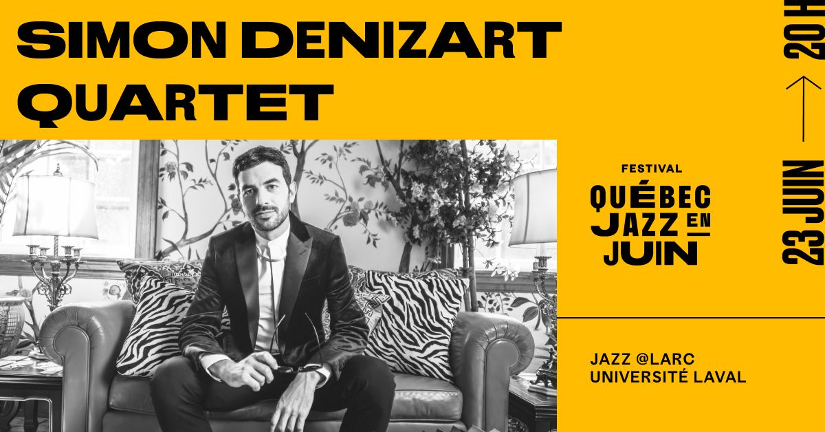 Simon Denizart sur un divan SALLE HENRI-GAGNON, UNIVERSITÉ LAVAL