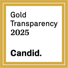 The logo for gold transparency 2025 by candid.