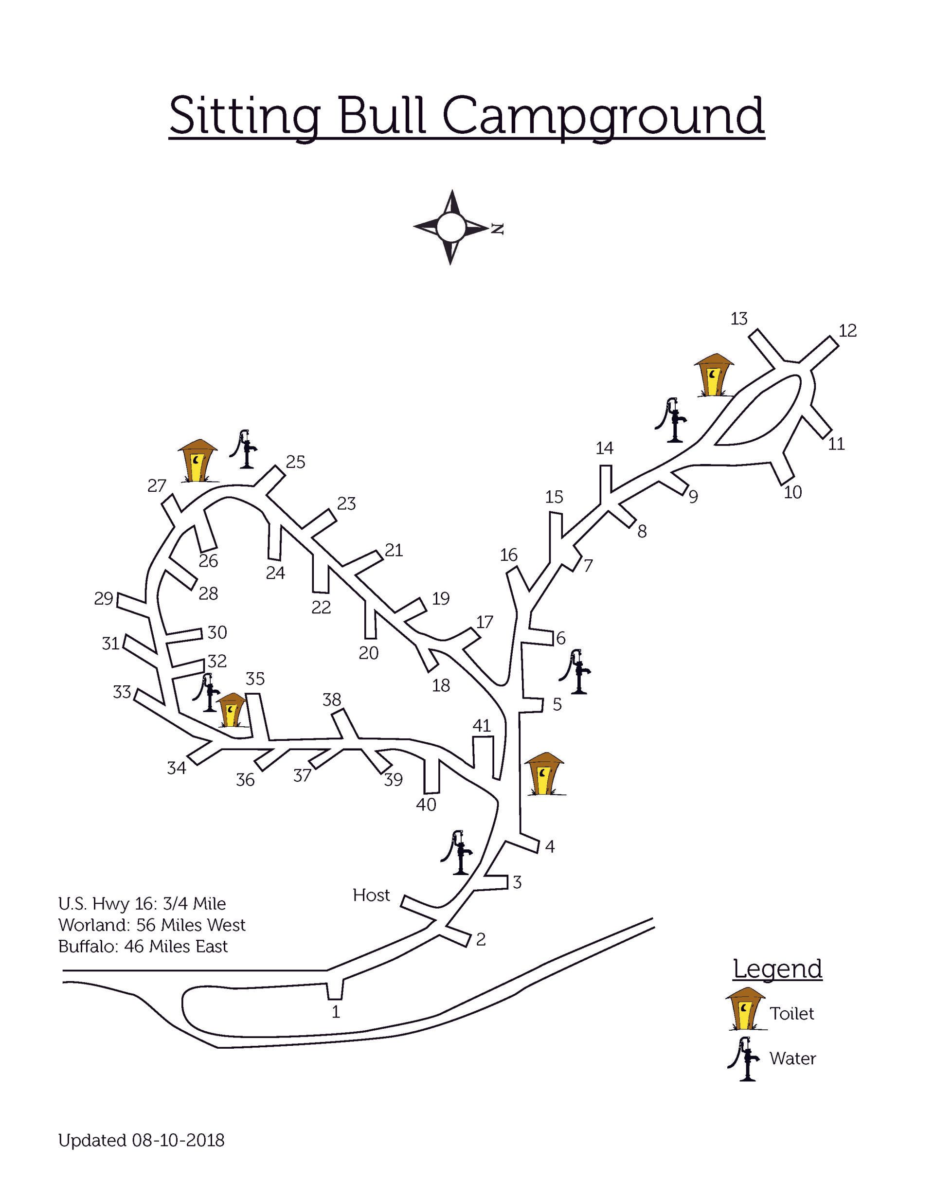 Bald Mountain Campground Map