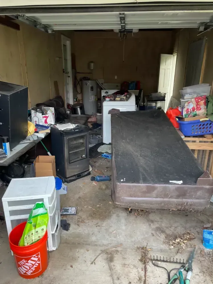  appliance removal in the garage