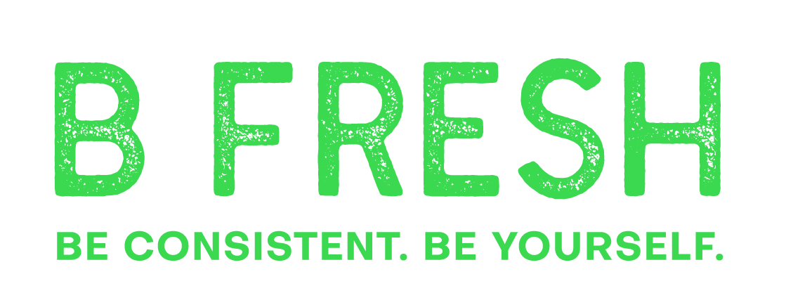 B Fresh Text Logo
