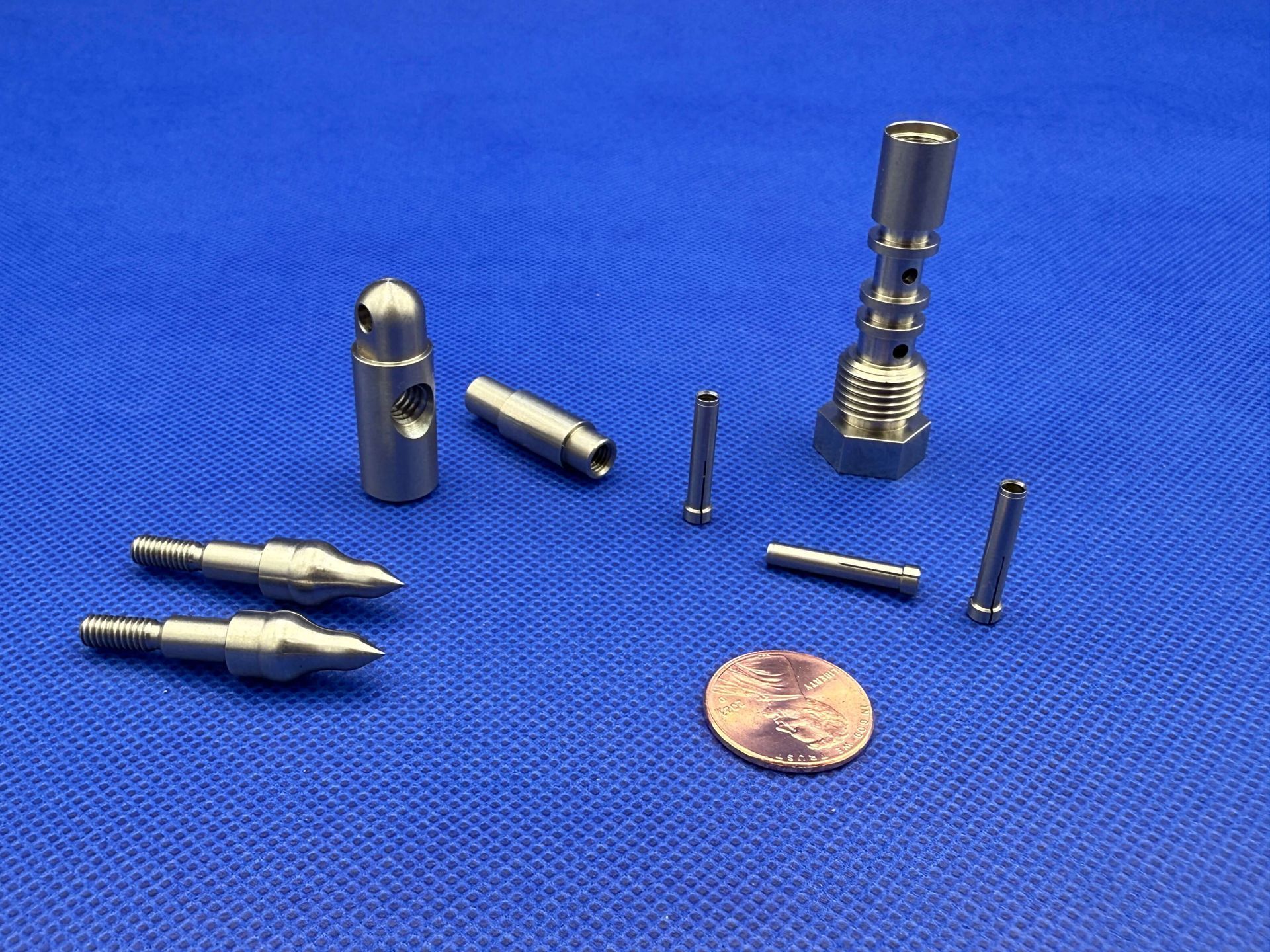 A bunch of brass bars are stacked on top of each other