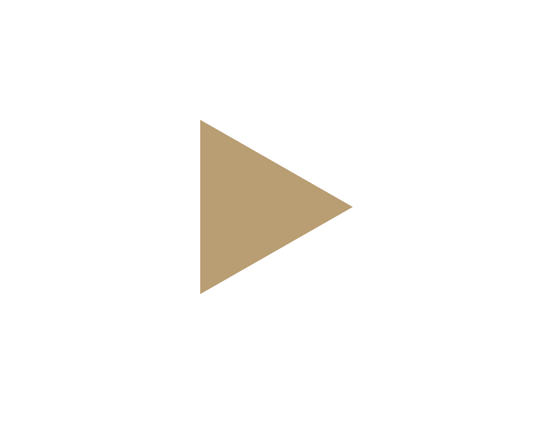 A tan-colored triangle pointing to the right, representing a play button icon.