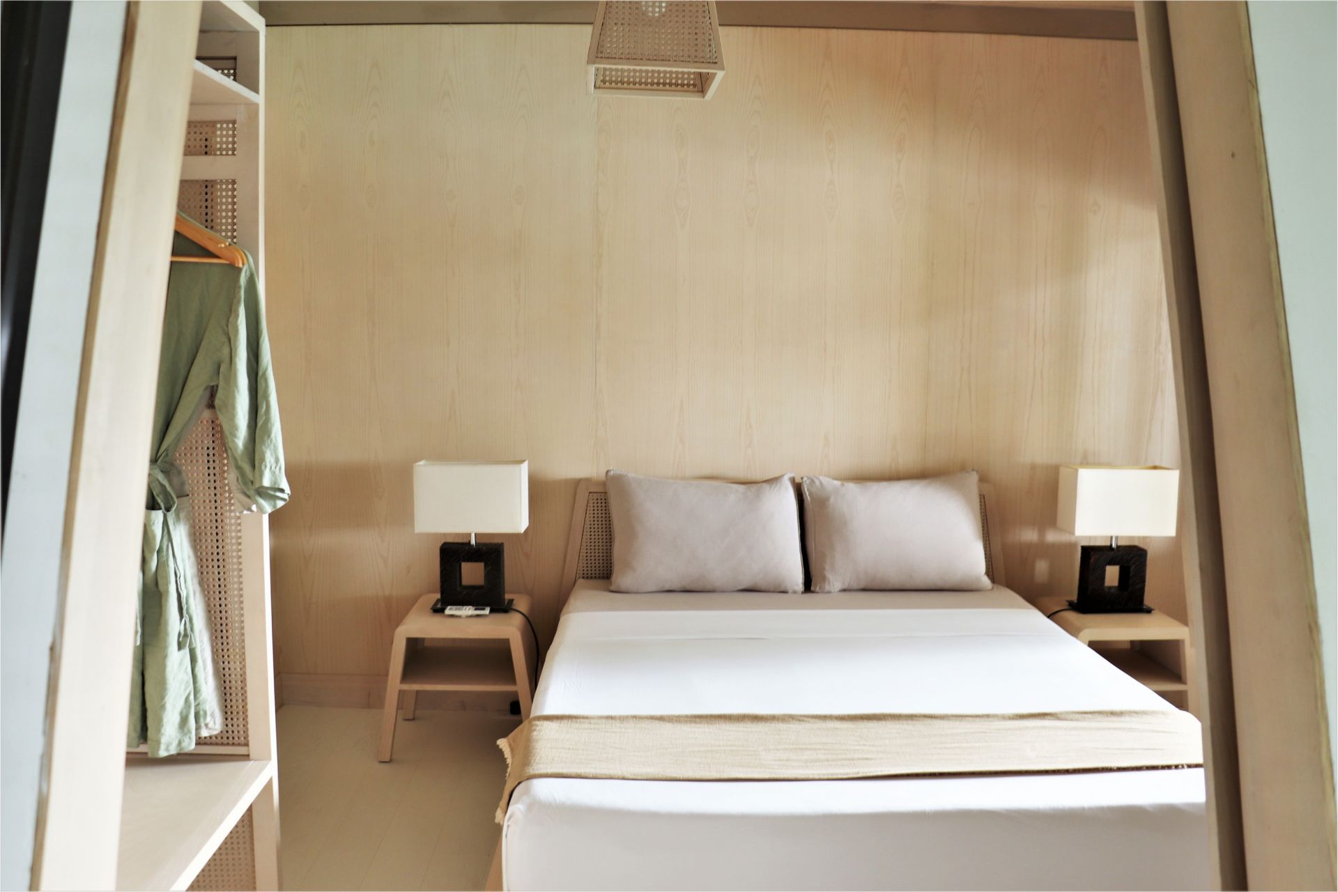 Hotel bed room of Asmara Urban Resort & Lifestyle Village Cebu