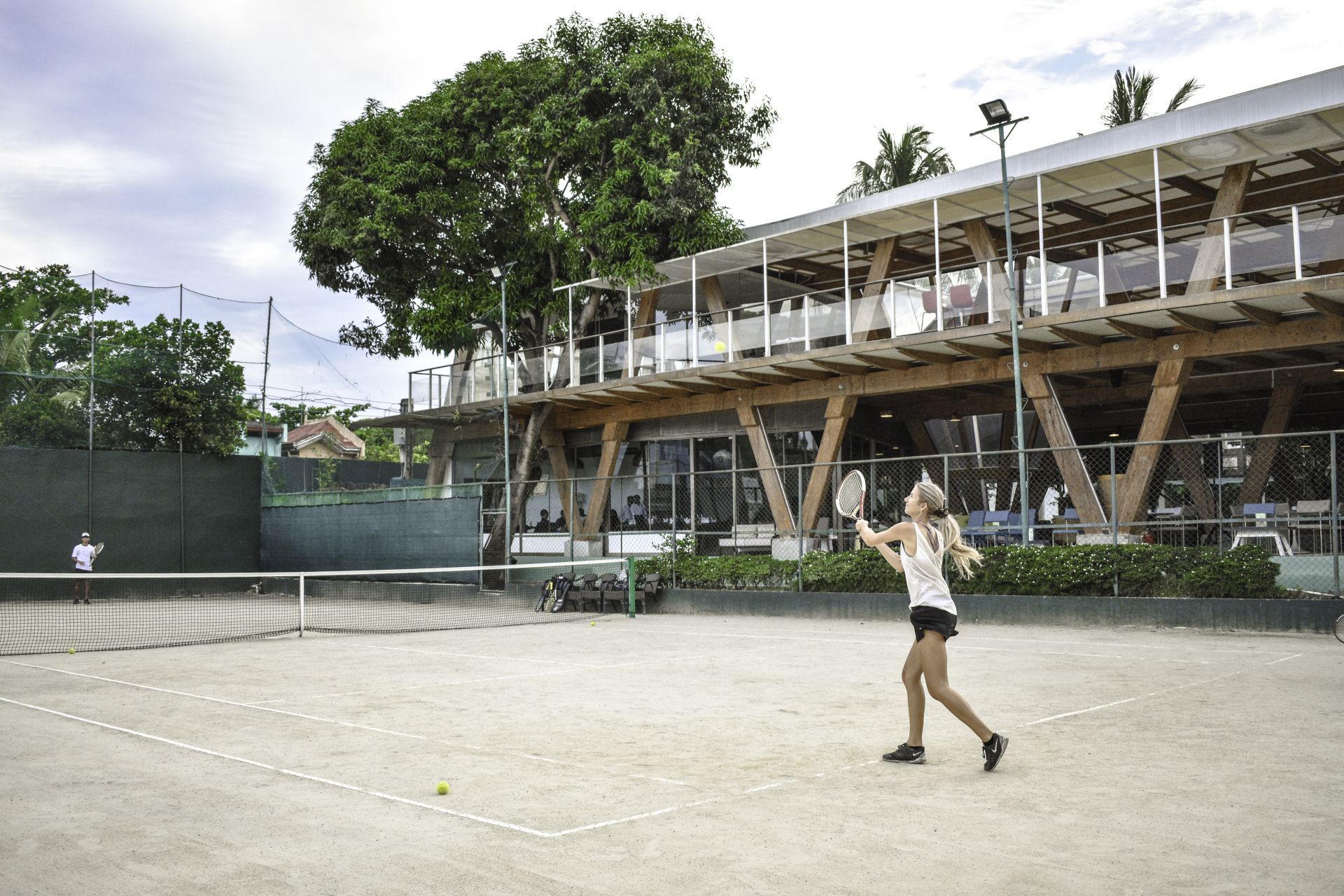 Tennis Playing at Asmara Urban Resort & Lifestyle Village Cebu