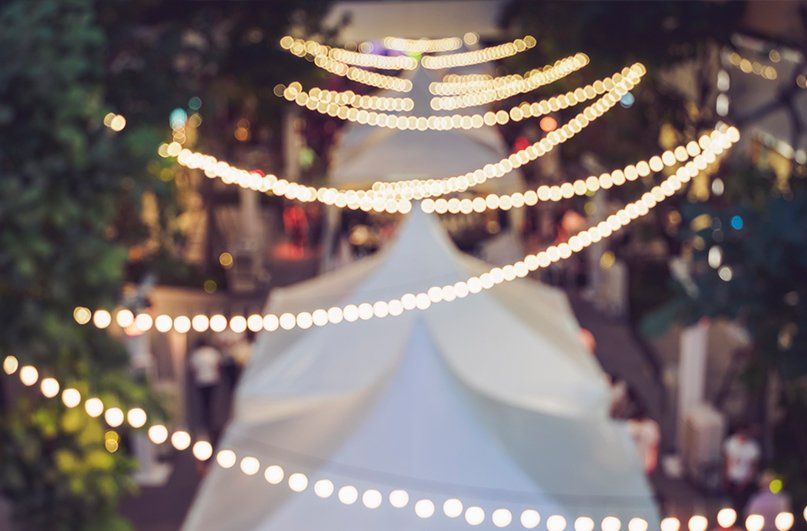 Commercial Tents — Lights On Tents in Jackson, MS