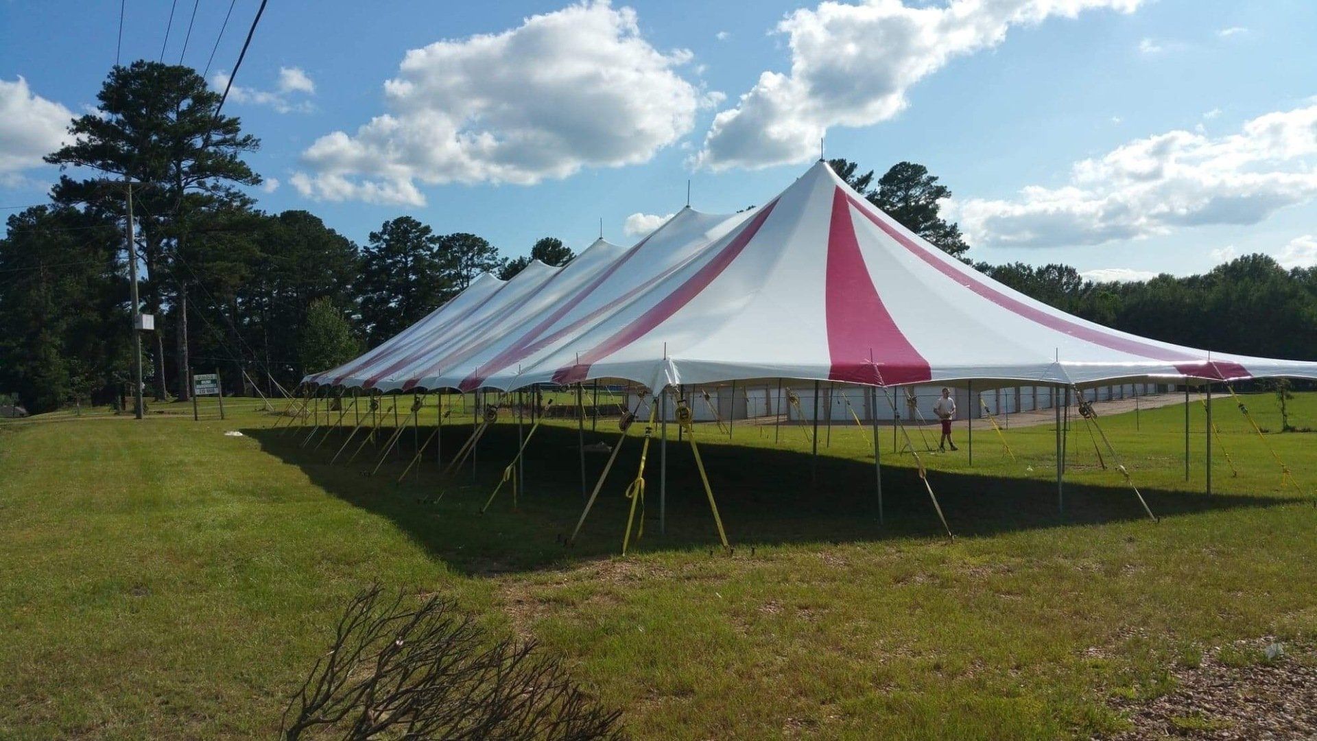 Red And White Tent — Jackson, MS — All Seasons Events