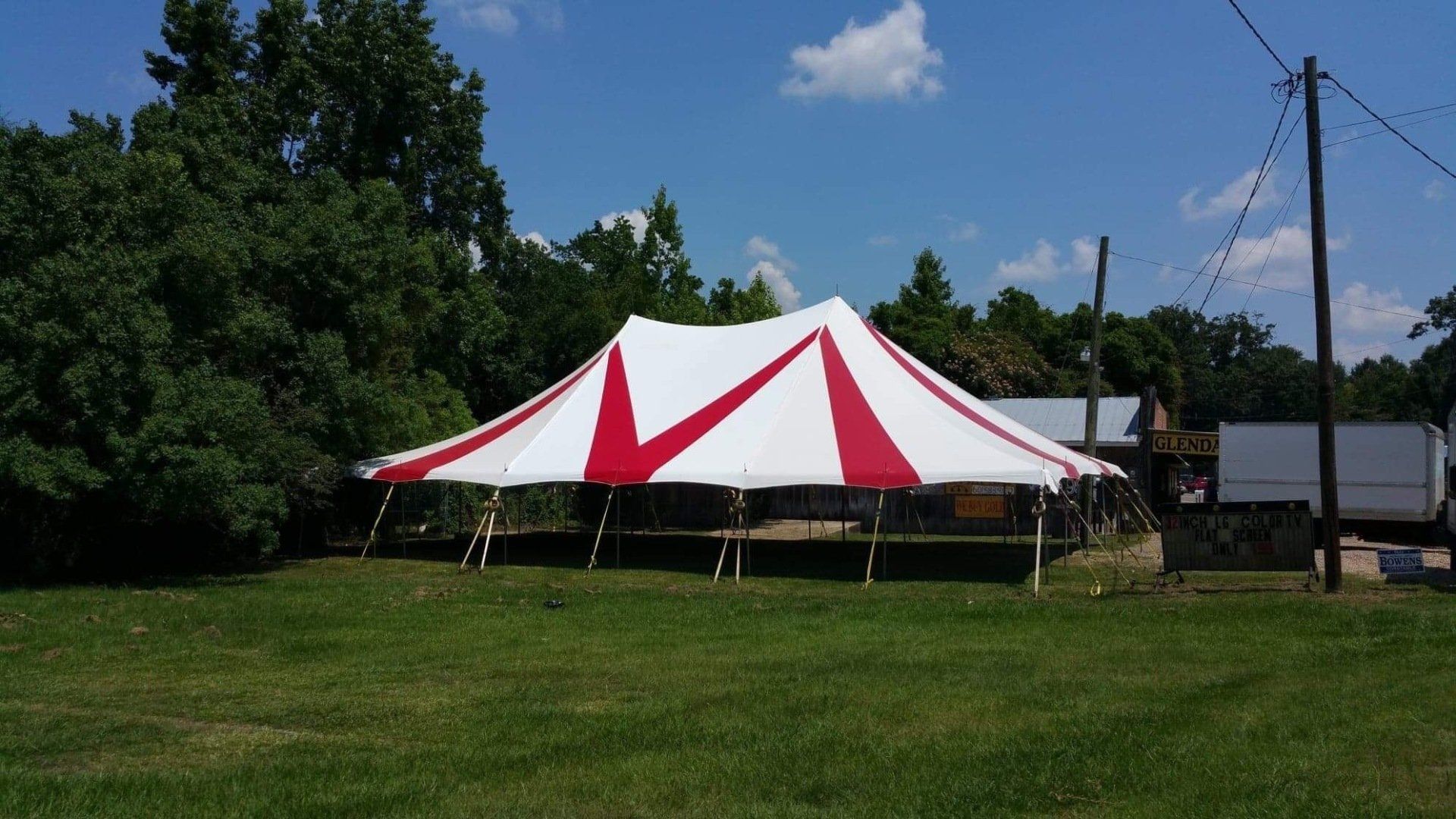Tent On Grass Field — Jackson, MS — All Seasons Events