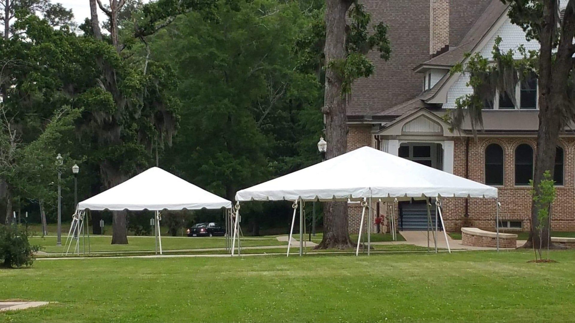 Two White Tents — Jackson, MS — All Seasons Events