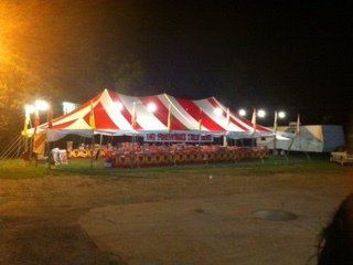 Red Tent On Night Time — Jackson, MS — All Seasons Events