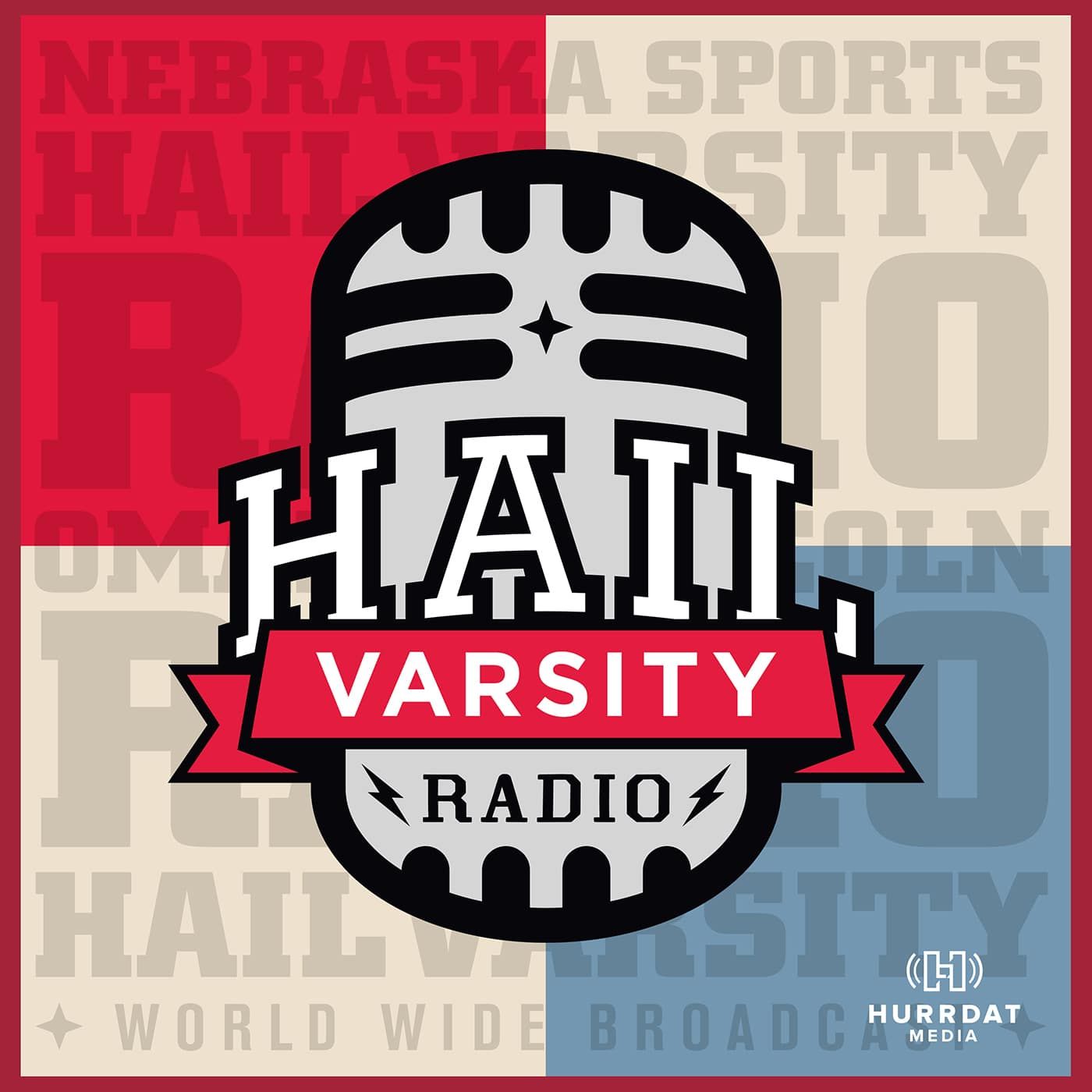 A logo for nebraska sports hall varsity radio