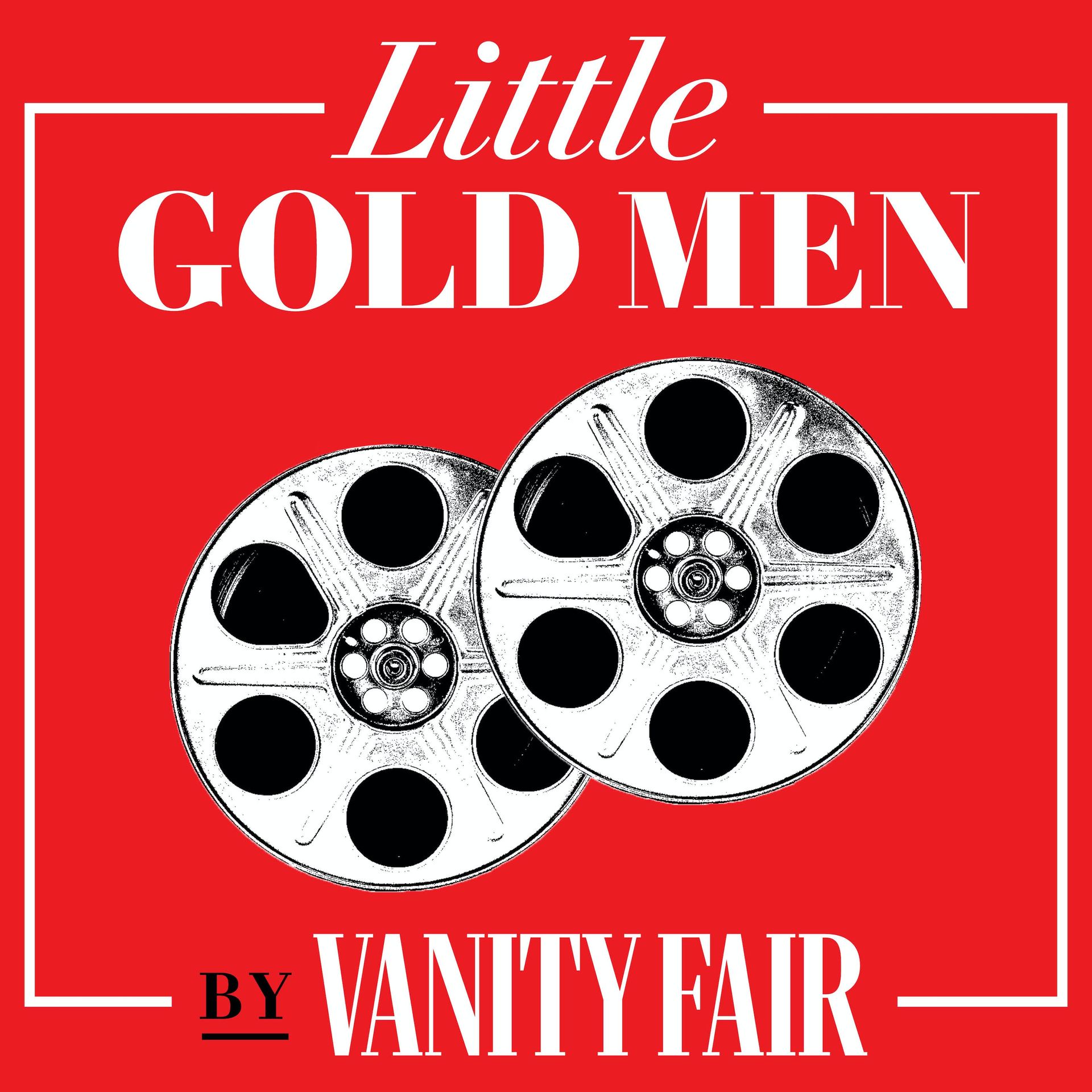 A poster for little gold men by vanity fair