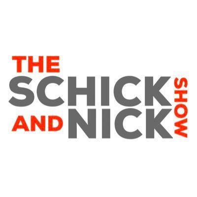 The logo for the schick and nick show