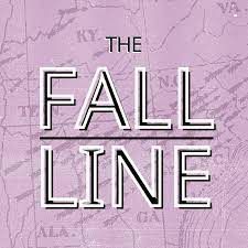 A purple background with the words `` fall line '' on it.