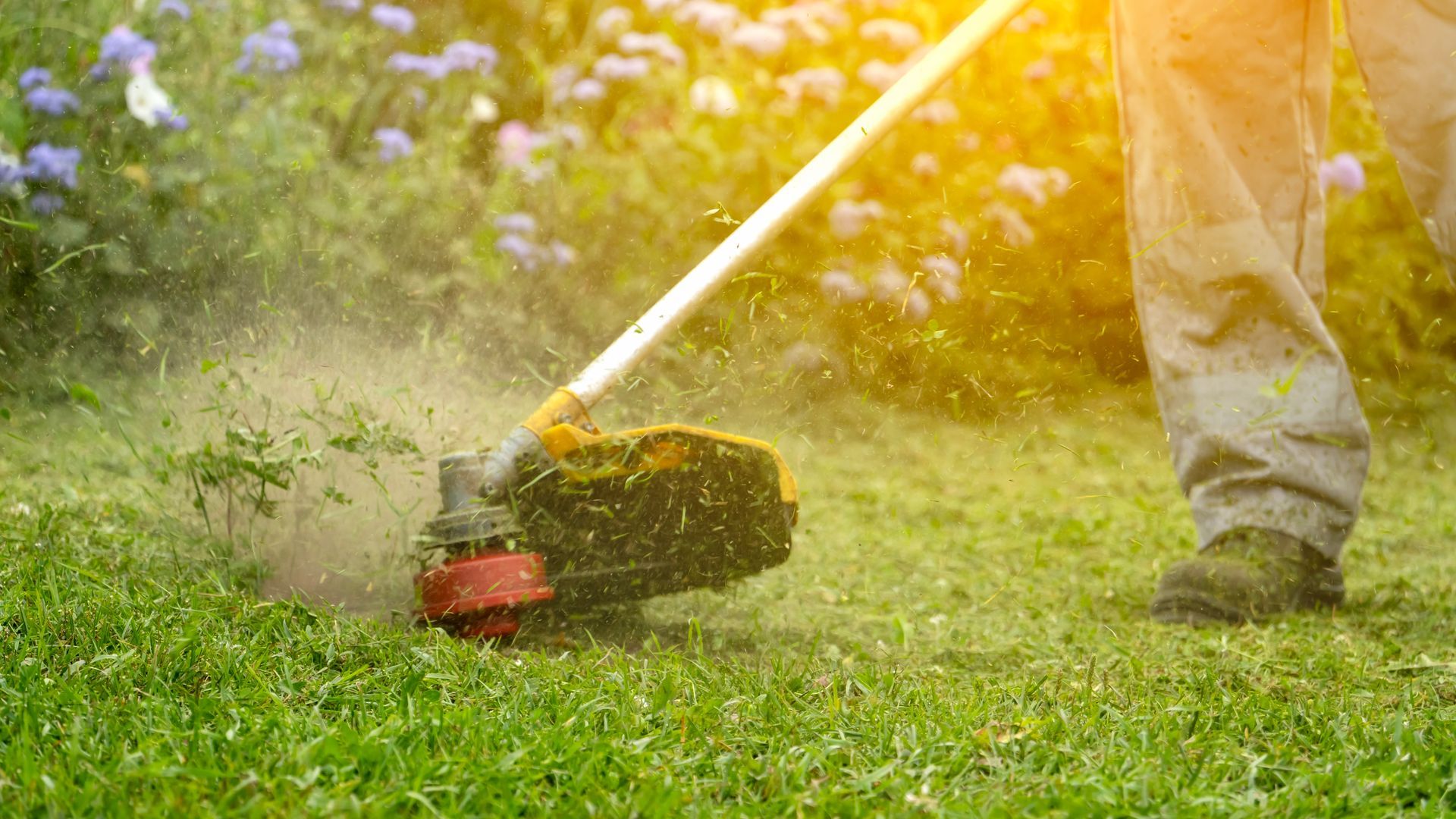 Weed Whacking in Bartonsville, PA