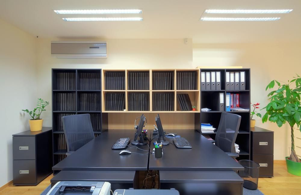 An Office With Two Desks and a Printer — PKJ Designs in Unanderra, NSW