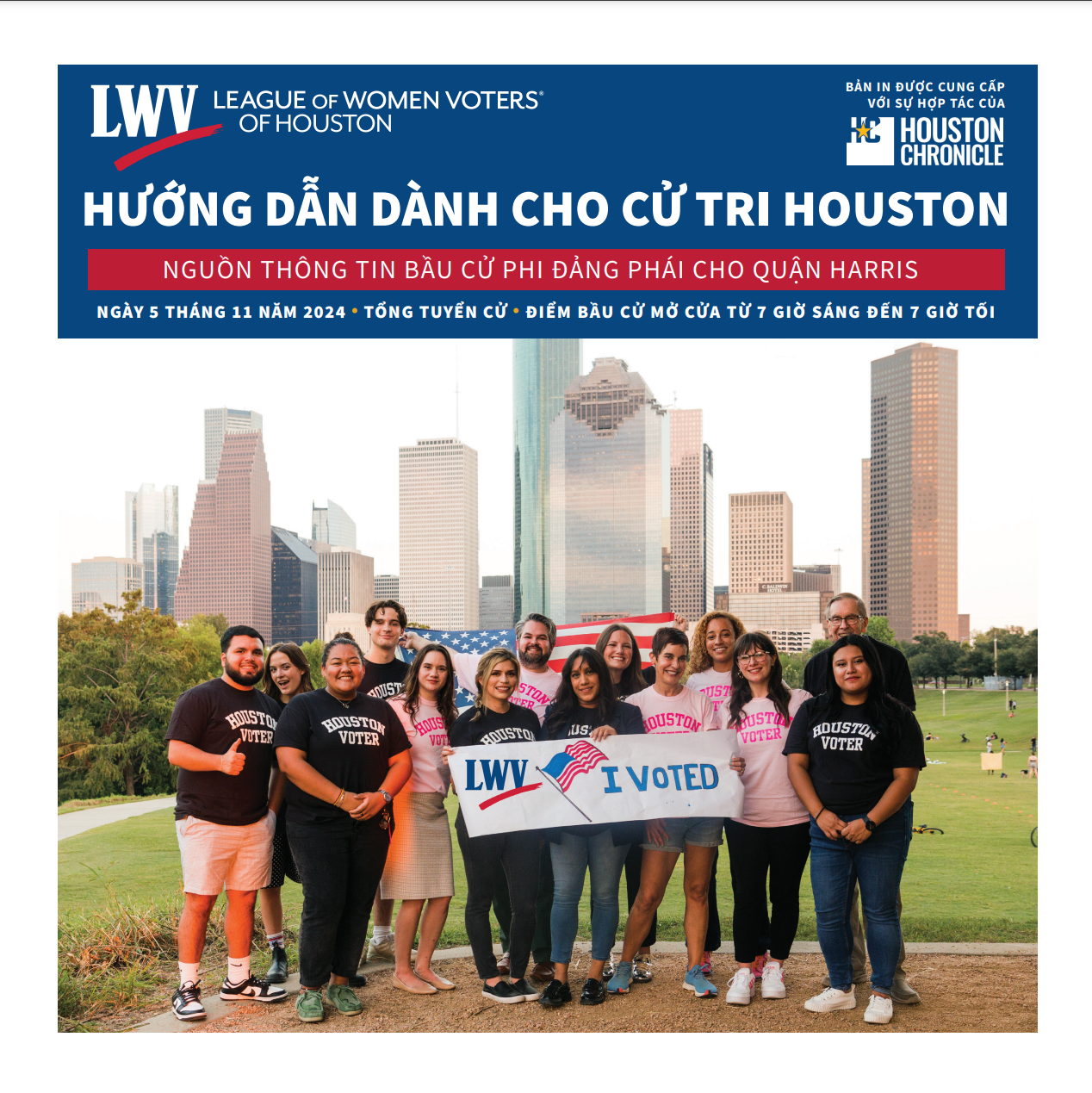 Houston Voters Guide Vietnamese by the League of Women Voters of Houston