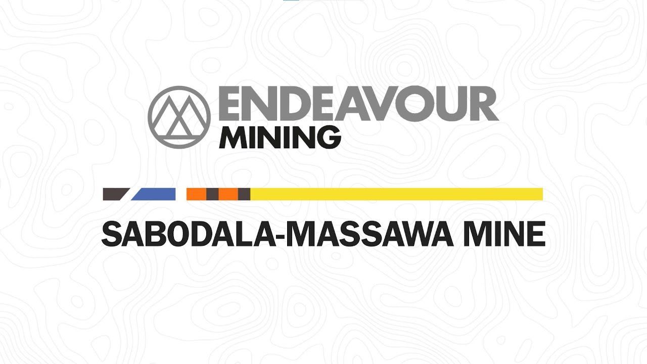 The logo for endeavour mining is on a white background.