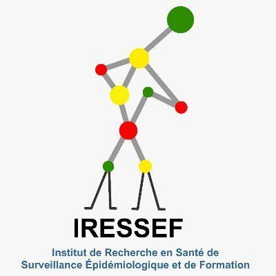 The logo for the institut de recherche en santé de surveillance epidemiologique et de formation.