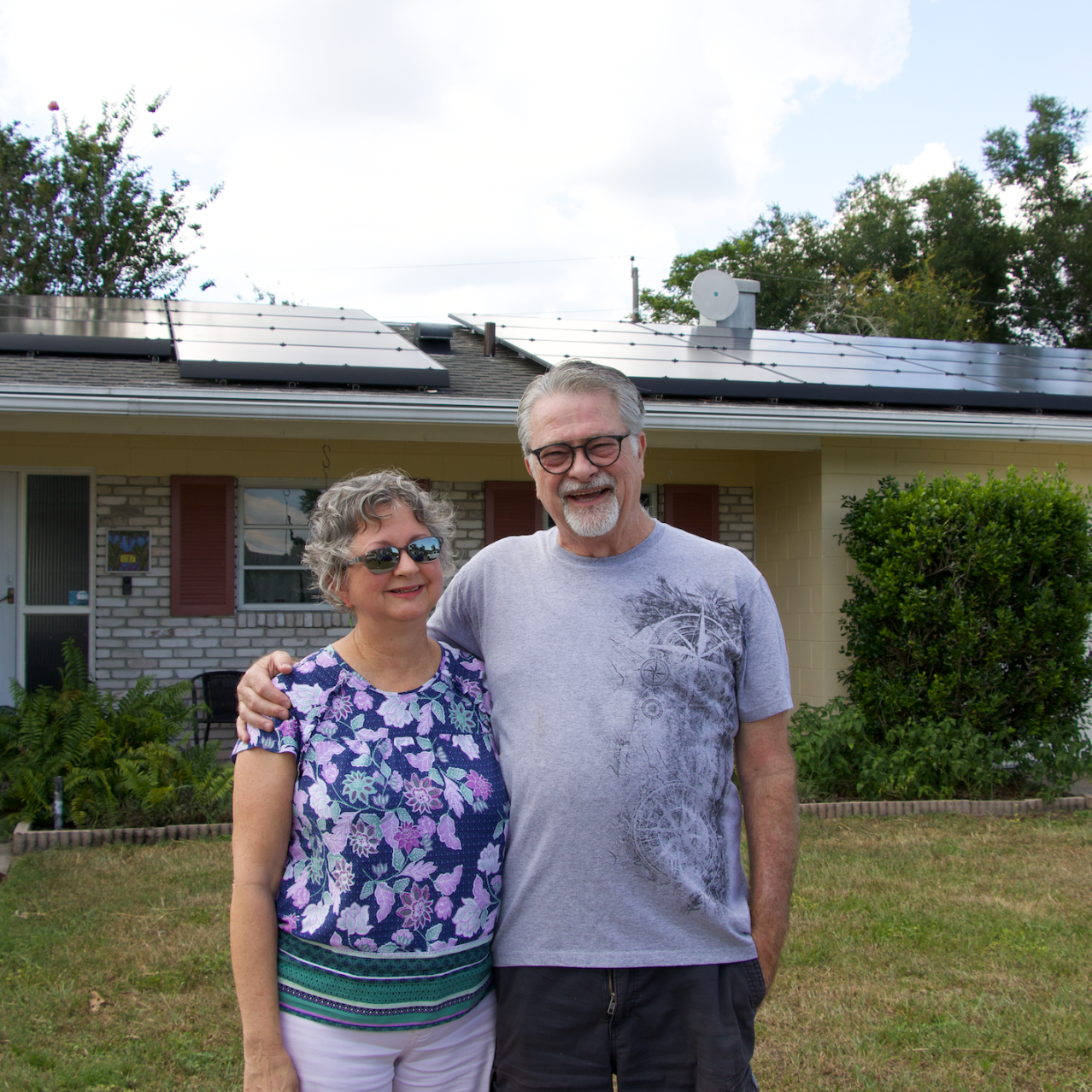 Happy Solar Customers Orlando Florida