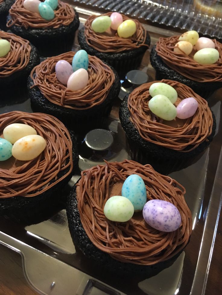Chocolate Nest Cupcakes