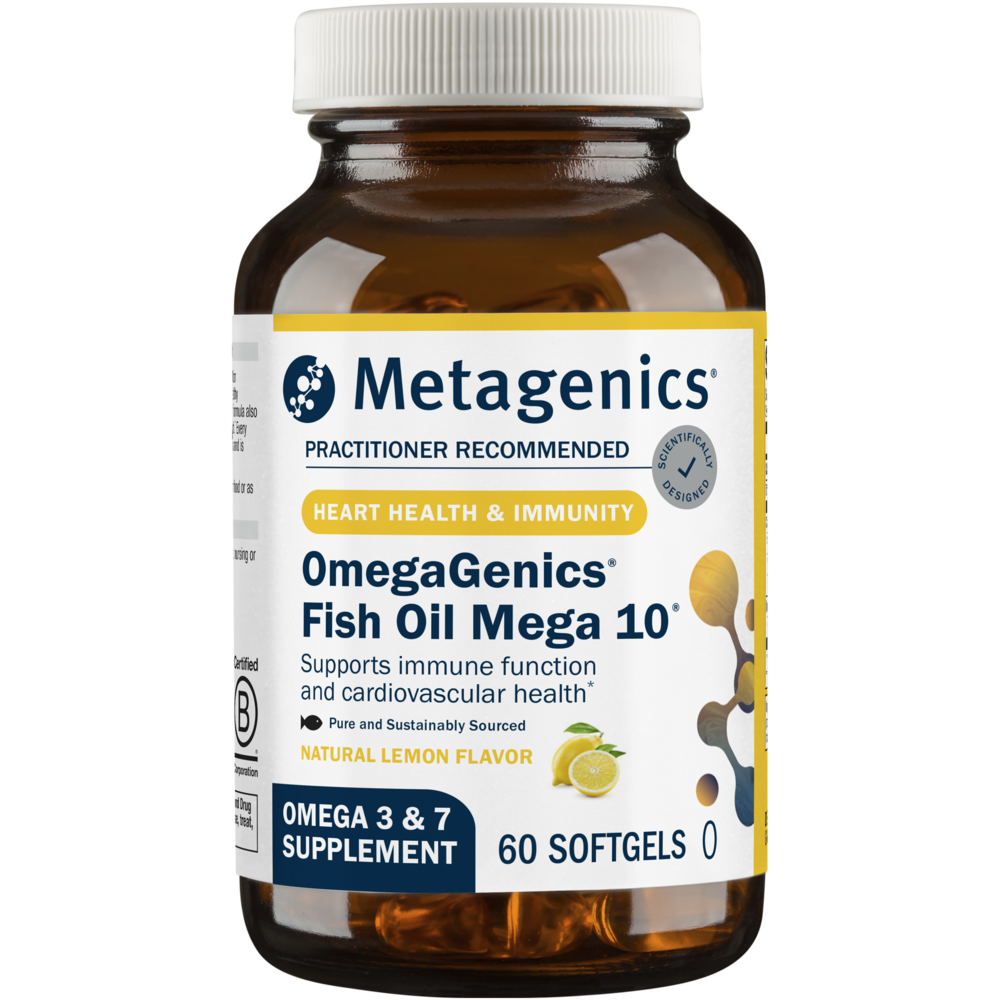 OmegaGenics® Mega 10® Fish Oil by Metagenics