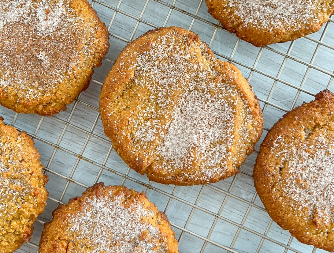 Pumpkin Snickerdoodle Cookies