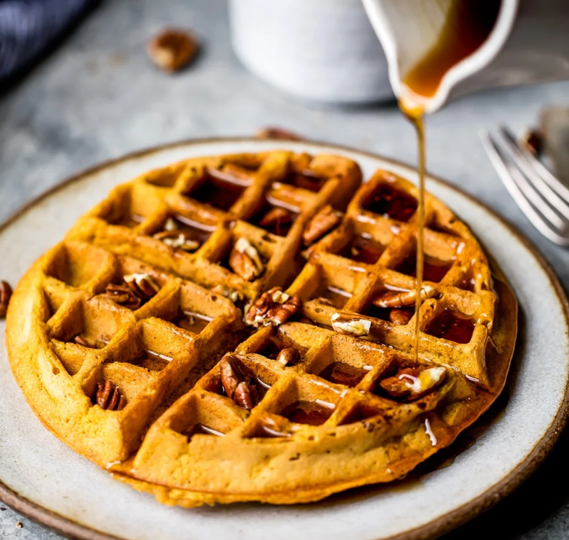 pumpkin waffles recipe