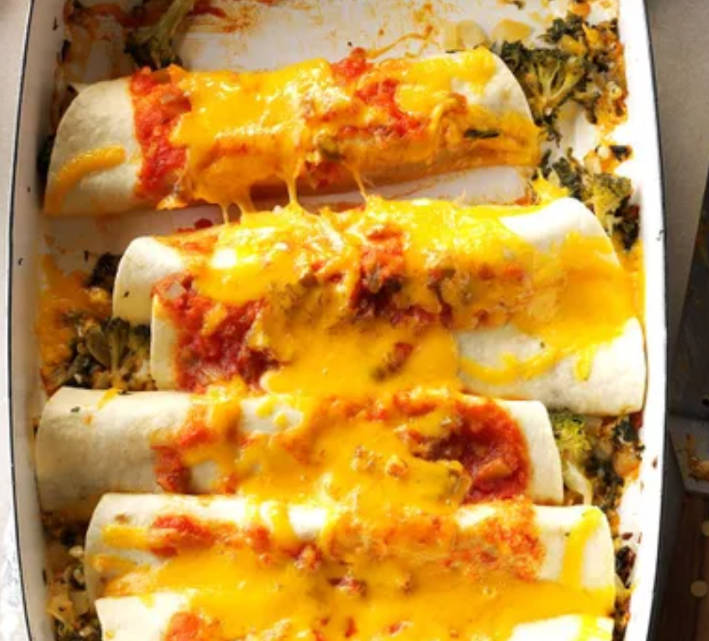 spinach and broccoli enchilada recipe