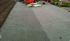 Concrete flat roofing