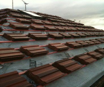 Tiled and concrete roofing
