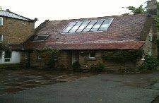 Slate roof after