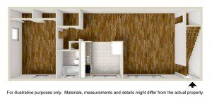 One Bedroom 2d Floorplan and Link to larger photo