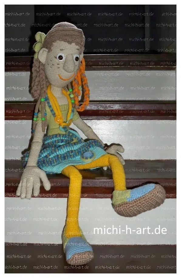 Puppe Schlenkerliesel aus Wolle von michi-h-art