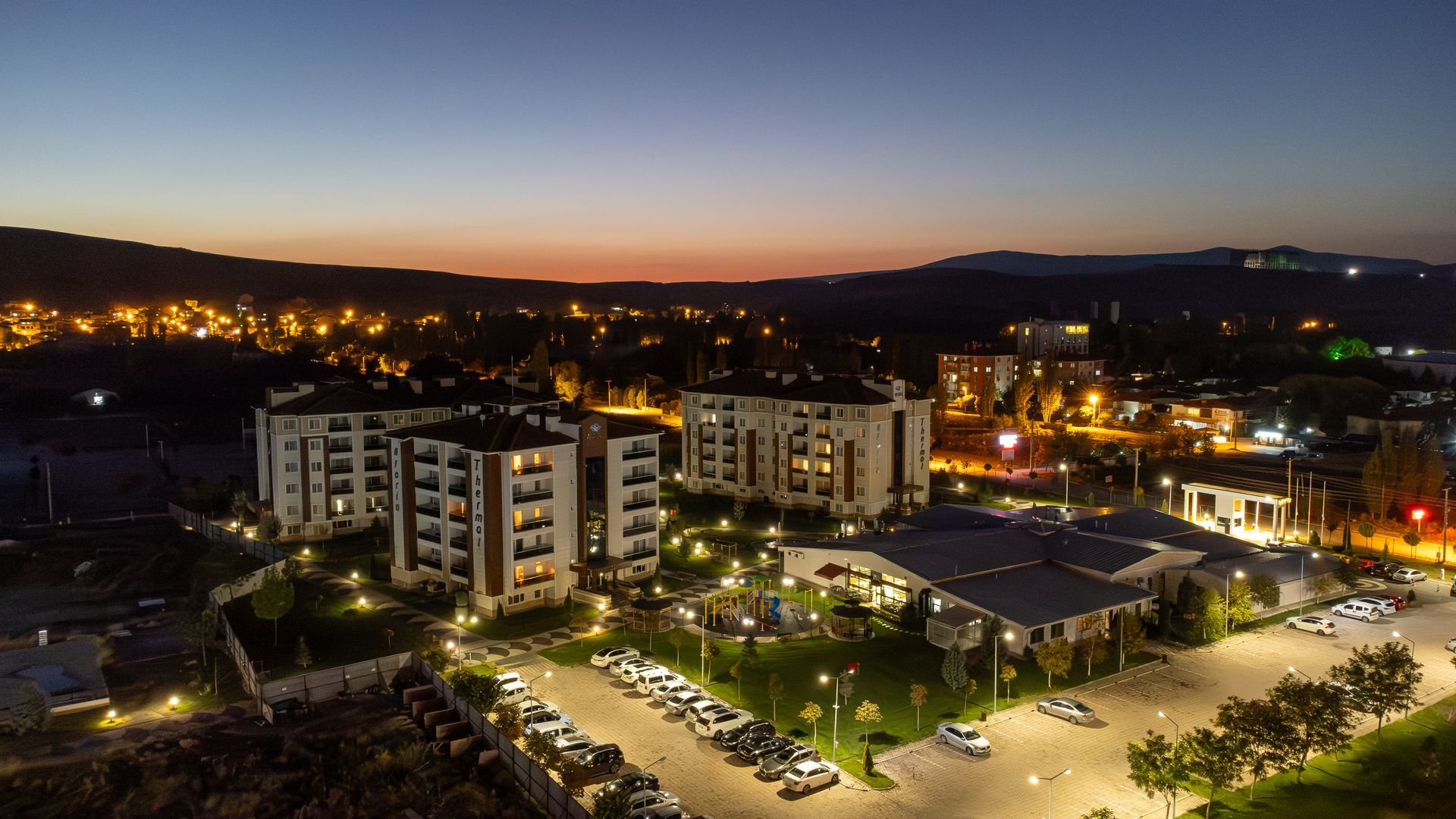 Afyon Aforia Thermal, manzara, konum