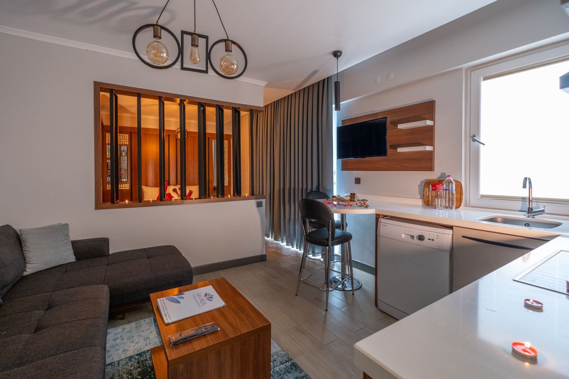 Afyon Aforia Thermal Residence, oda, mutfak