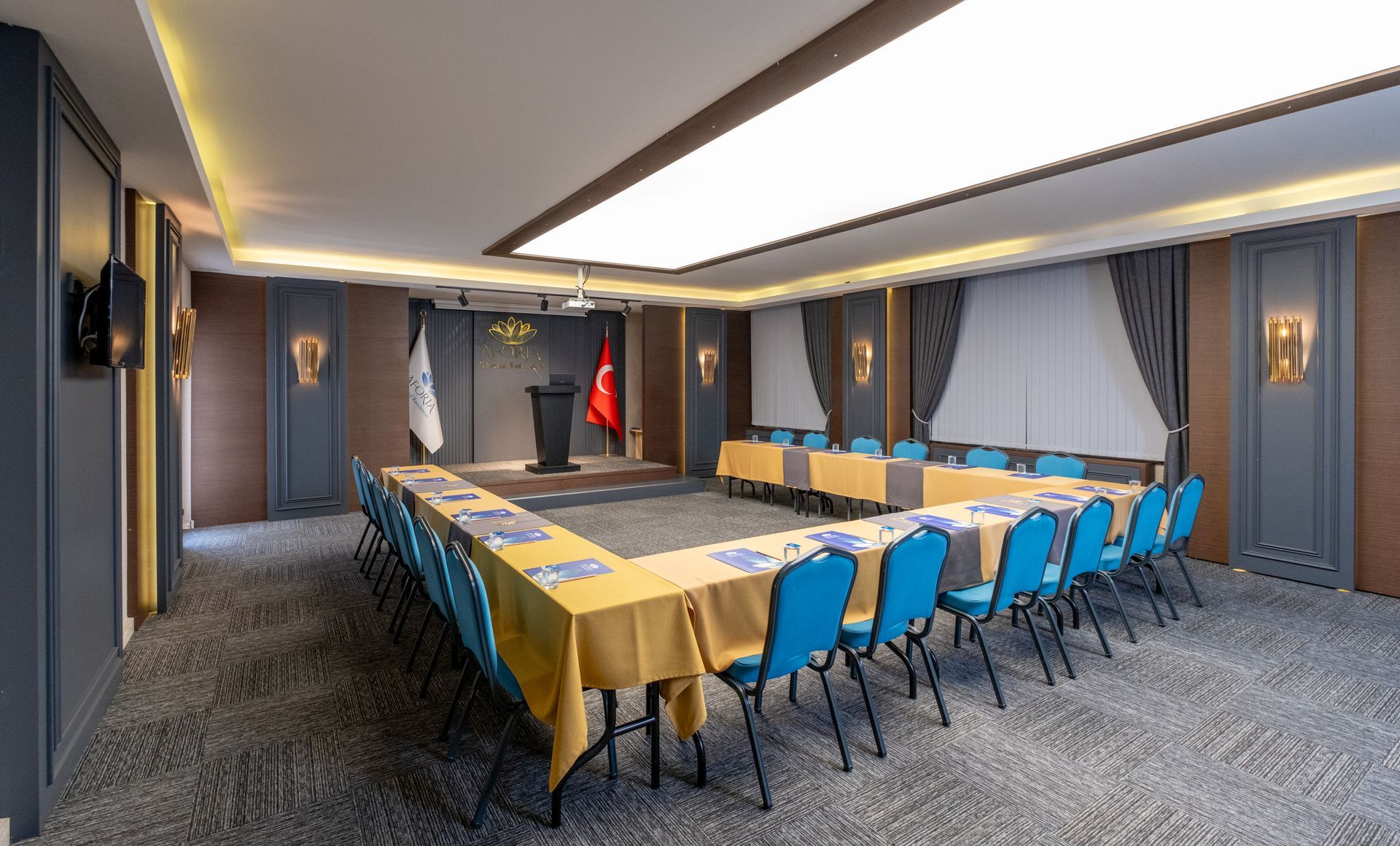 Afyon aforia thermal residence, odalar, toplantı salonları