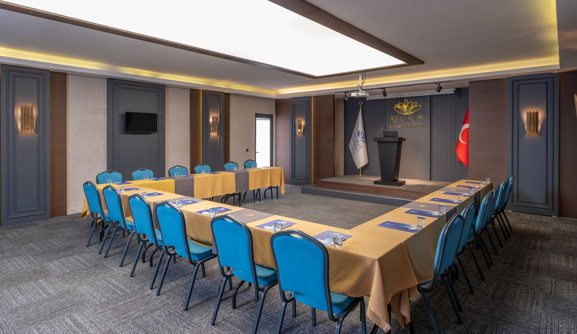 Afyon aforia thermal residence, odalar, toplantı salonları