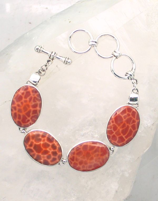 SB BR-046 SNAG  (Snakeskin Agate)