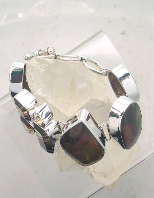 SB BR-059 MLT  (Bi-color Smoky Quartz, Citrine, Smoky Quartz, Tiger Iron)  (Reduced from $1279.95)