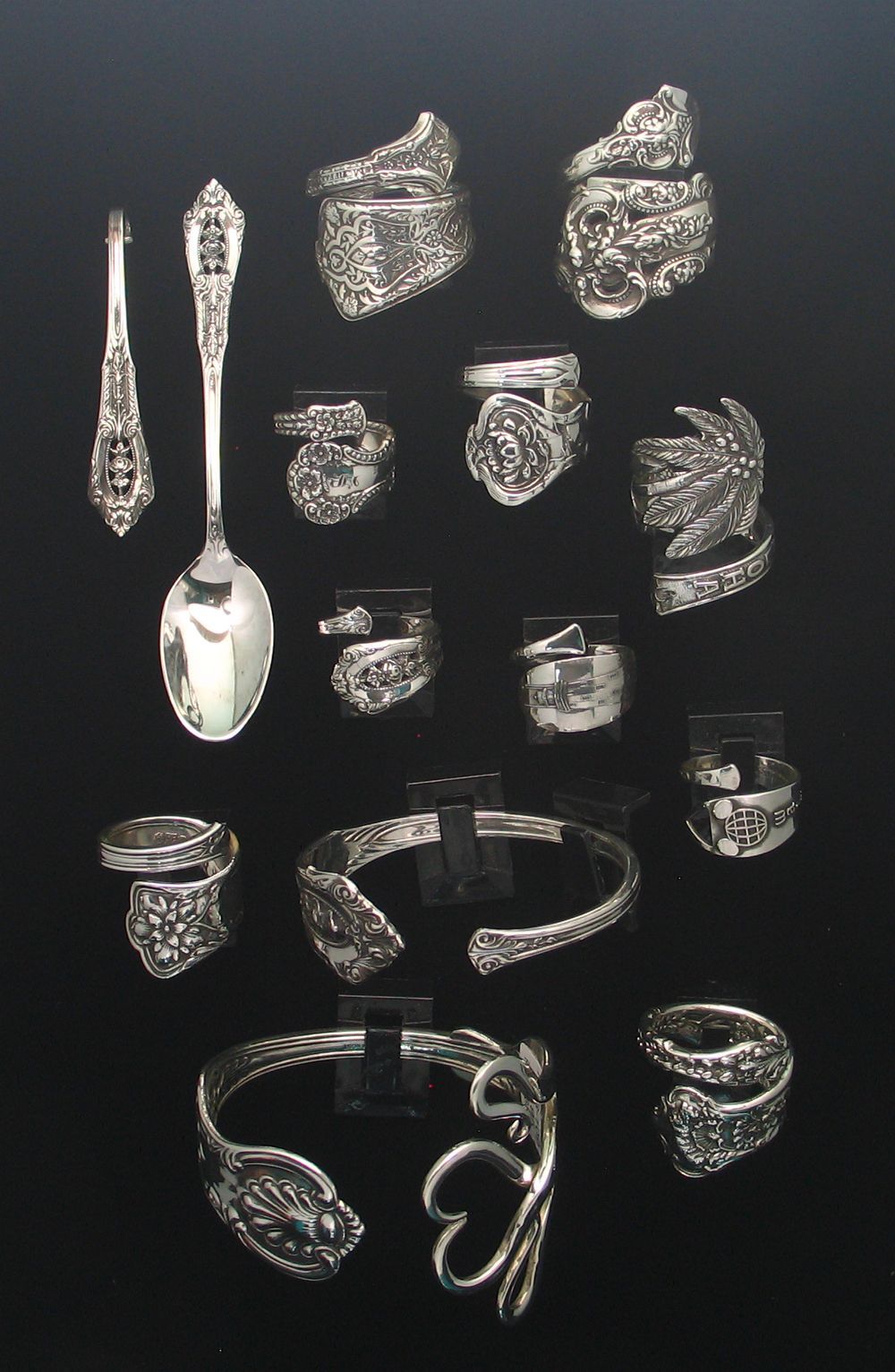 Antique Sterling Silver Spoon Jewelry