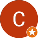 The letter c is in a red circle with an orange star.