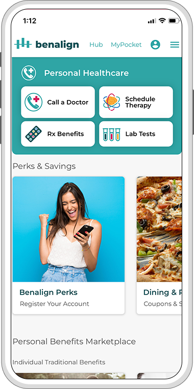 Benalign Hub Personal Healthcare, Perks, and Benefits Marketplace